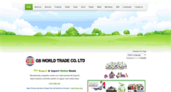 Desktop Screenshot of gbworldtradecoltd.com